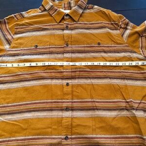 Western Mustard Mens Button Down Shirt